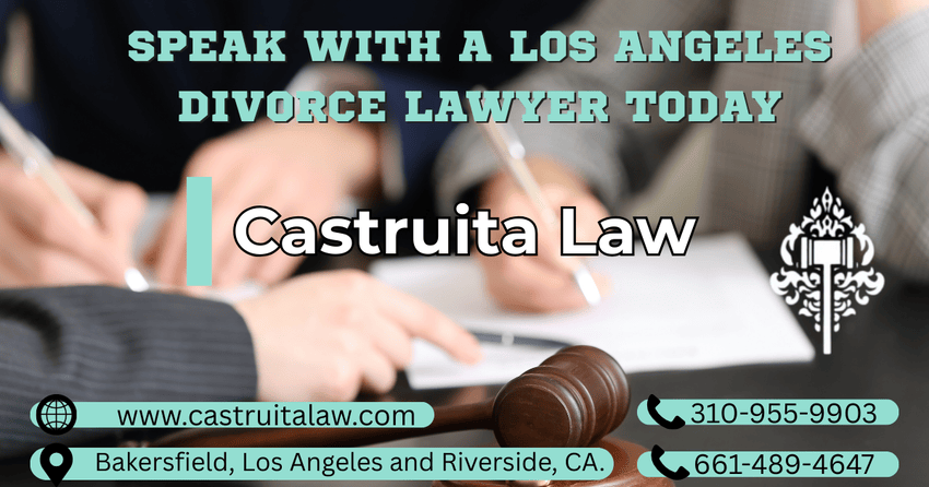 Divorce lawyers in LA discussing legal matters.